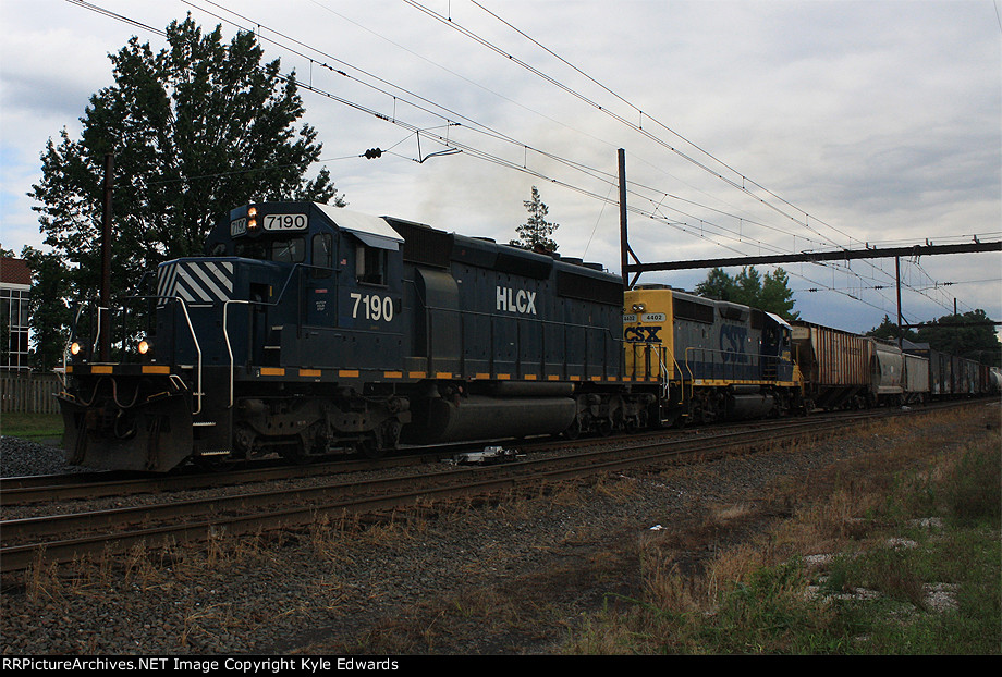 HLCX SD40-2 #7190 on Q418-04